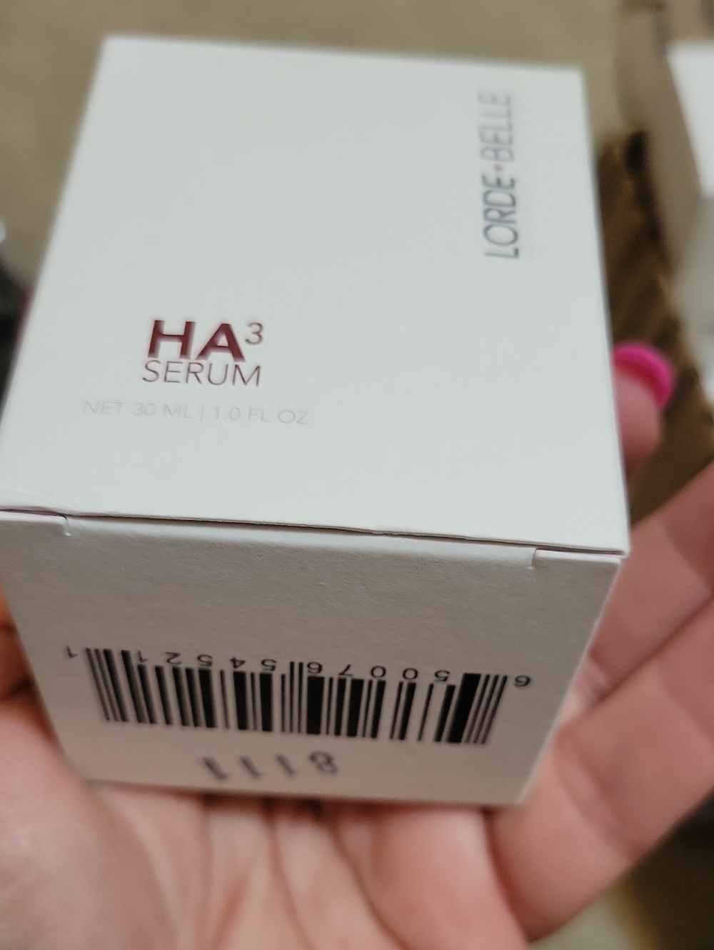 Lorde + Belle HA³ Hydrating Serum — White Packaging